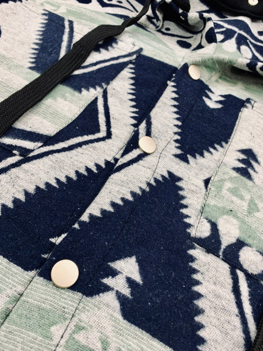 Green/Blue-CHECK-OVERSHIRT-WITH-POCKETS