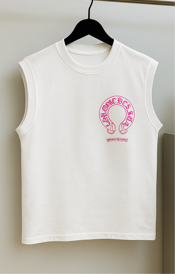 Tank Top White chrome hearts
