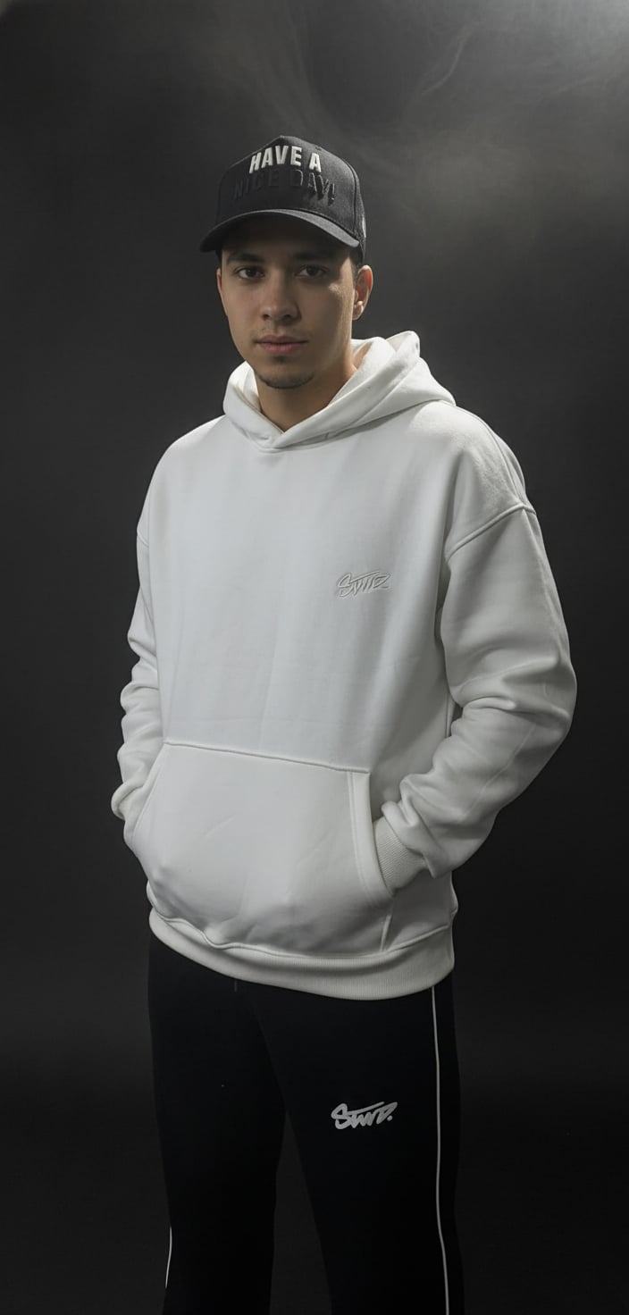 Black & Gray STWD Tracksuit Bottoms