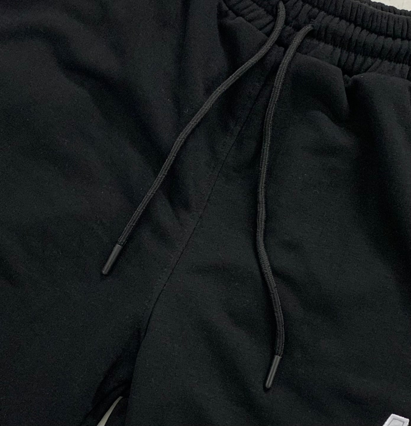 Nike Embroidered Cotton Shorts – Black Edition