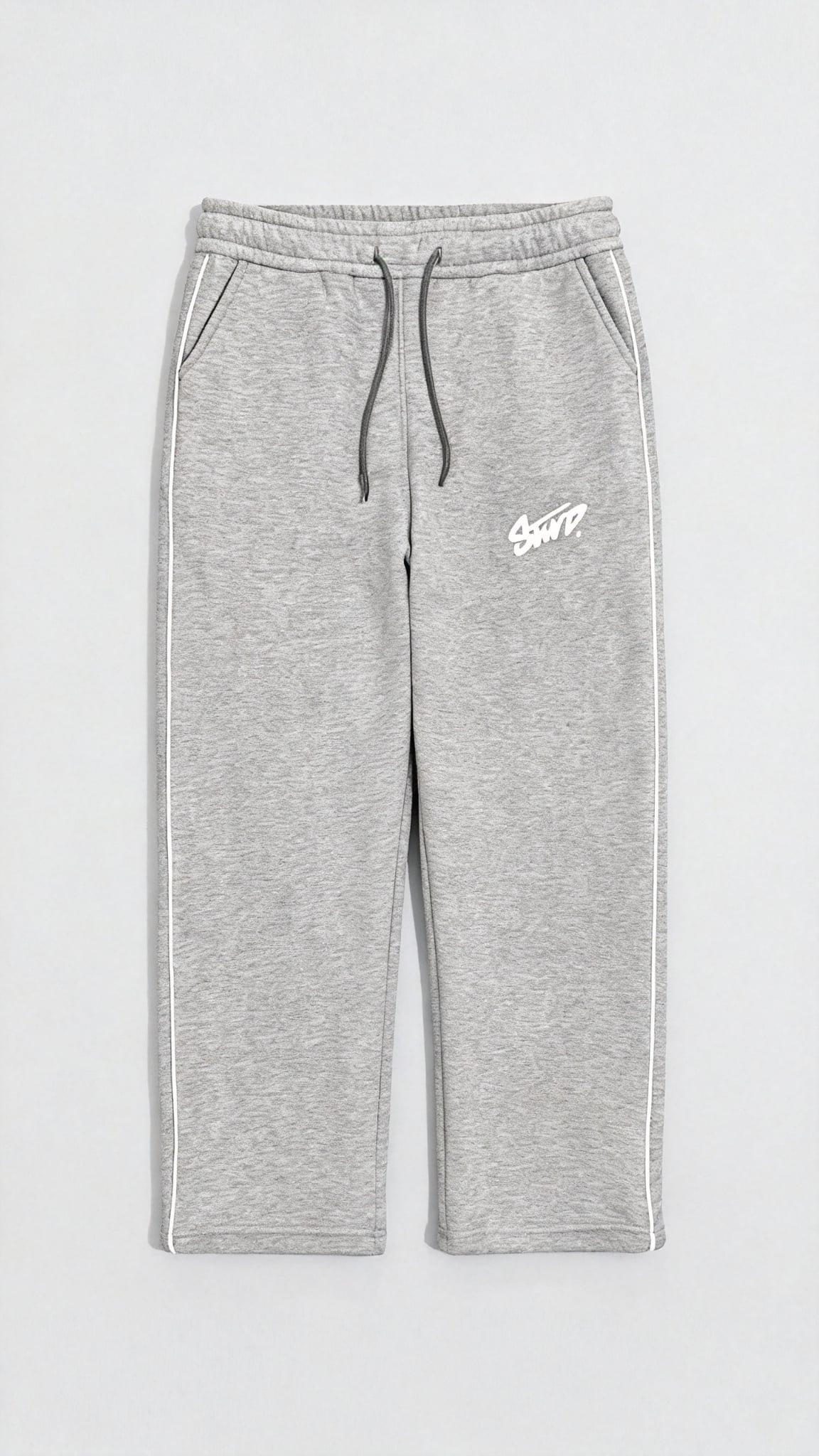 Black & Gray STWD Tracksuit Bottoms