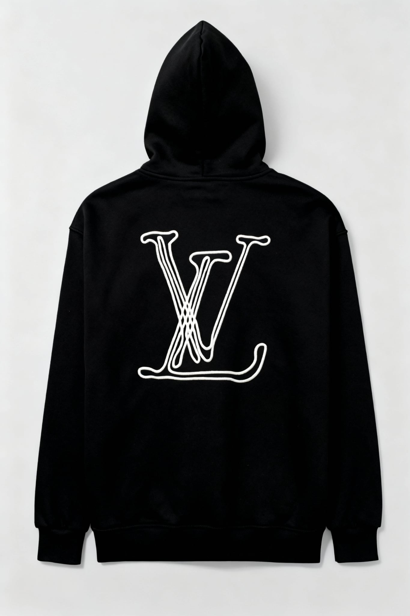 Black-LOUIS-VUITTON-EMBROIDERED-HOODIE