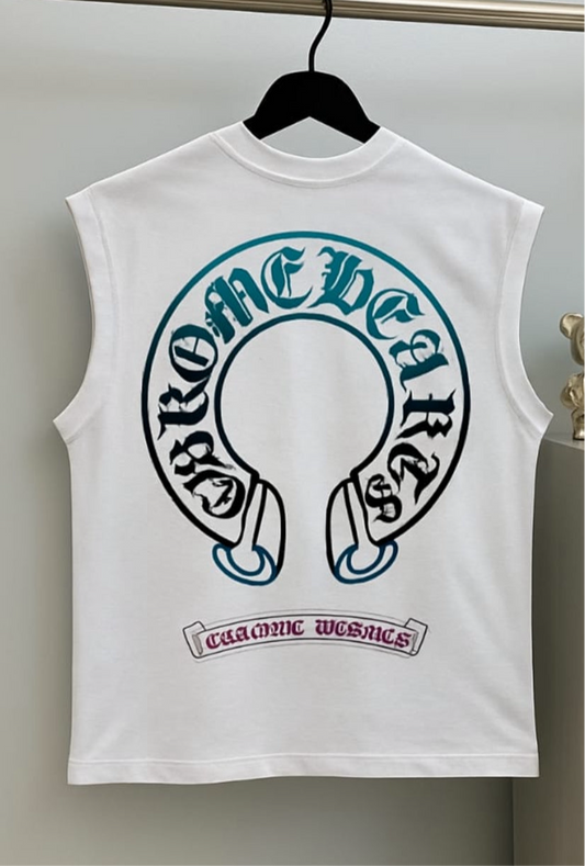Tank Top White chrome hearts
