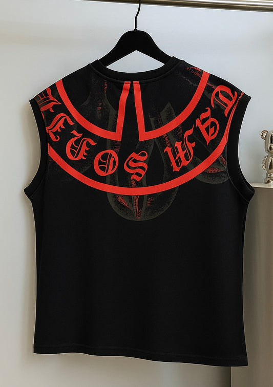 Oversized cutoff Black MARCELO Edition