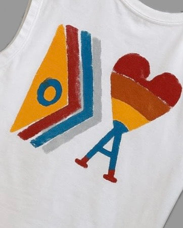 White ami Oversized Cutoff