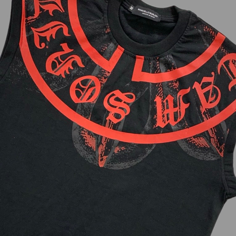 Oversized cutoff Black MARCELO Edition