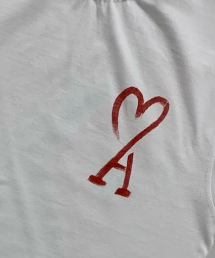 White ami Oversized Cutoff