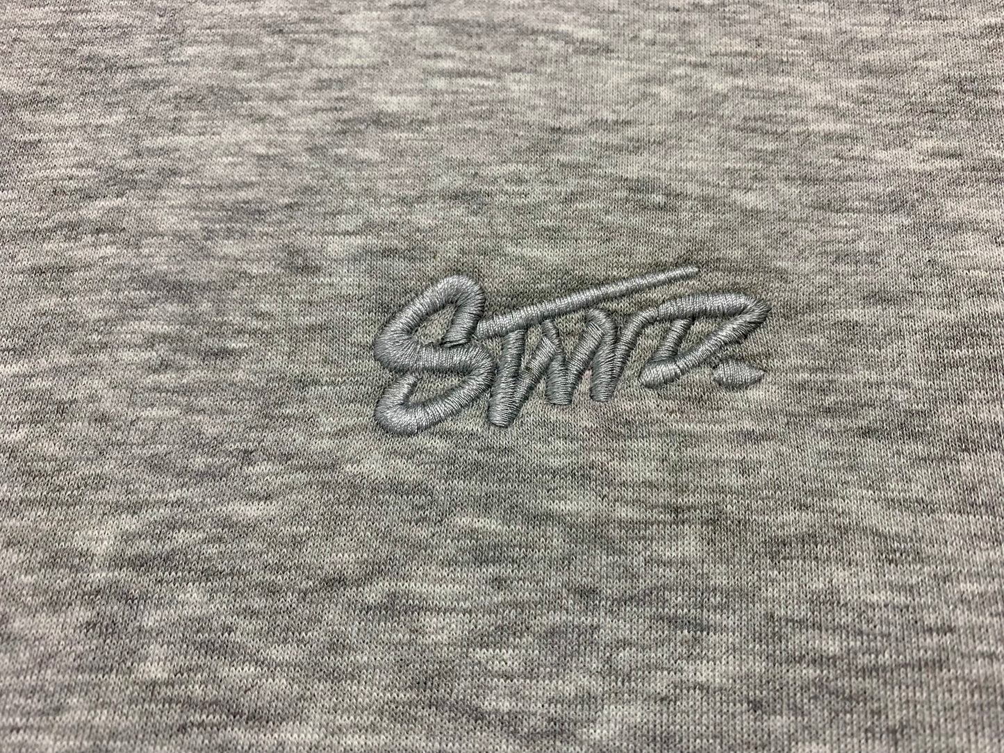 Gray STWD EMBROIDERED HOODIE