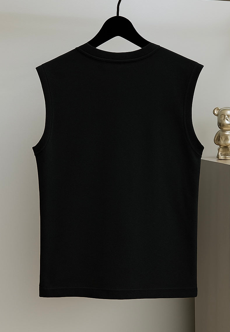 Oversized cutoff Black AMIRI Edition