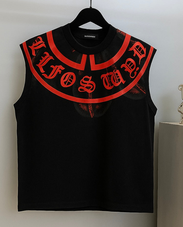 Oversized cutoff Black MARCELO Edition