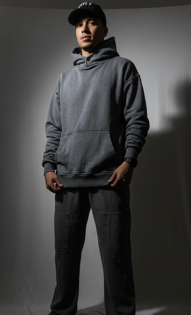 Gray-SPRAY-WASH-HOODIE-SWEATPANTS