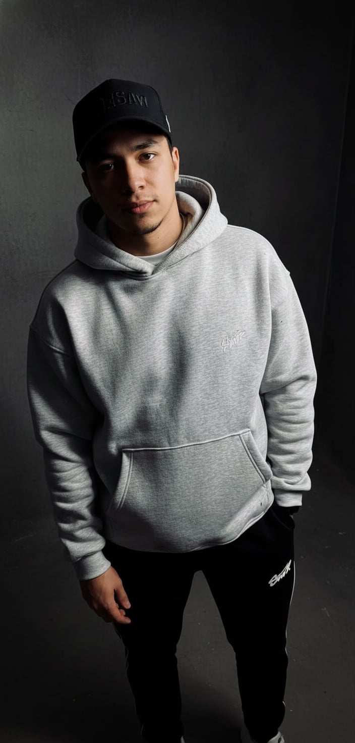 Black & Gray STWD Tracksuit Bottoms