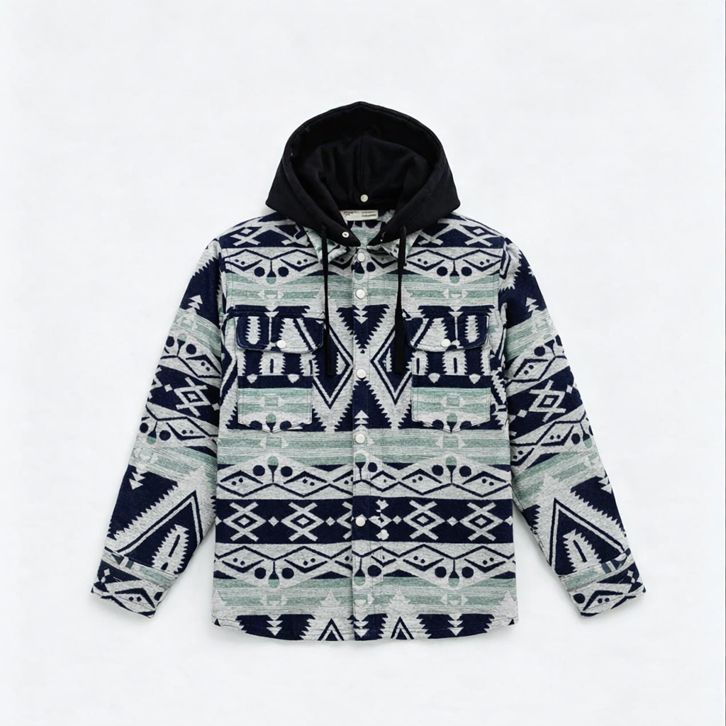 Green/Blue-CHECK-OVERSHIRT-WITH-POCKETS