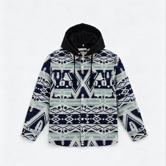 Green/Blue-CHECK-OVERSHIRT-WITH-POCKETS